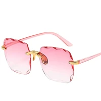 unisex fashion oversized square sunglasses retro big frame flat top sun glasses luxury shades uv400 protection eyeglasses