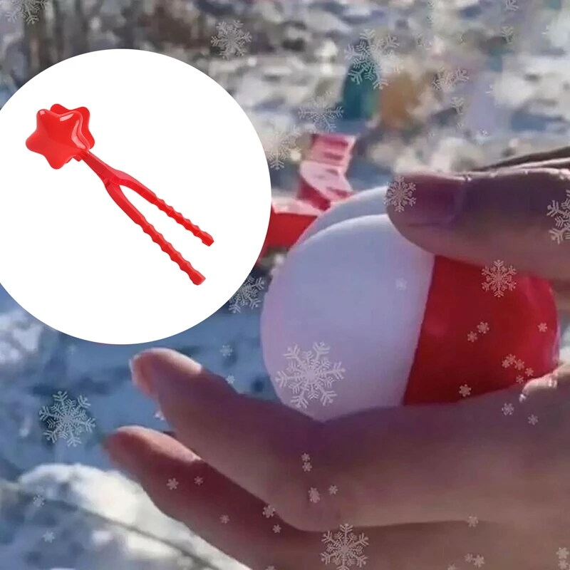 Пластиковый зажим в форме звезды для изготовления снежных шаров |