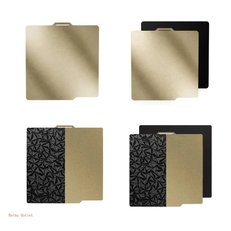 

Magnetic Steel Film Double-Sided Textured Spring Steel Sheet Flexible Hotbed Platform For Bambu Lab X1 3D Printer 257mm