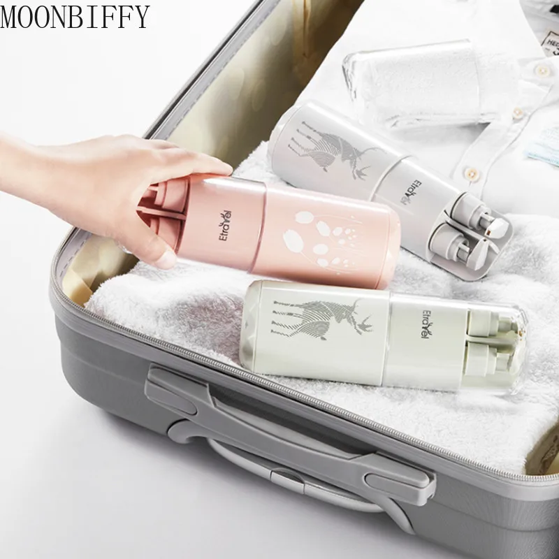 

5pcs / set Travel Wash Set Portable Toothbrush Holder Bathroom Cup Toiletries Storage Box Multifunctional Travel Box