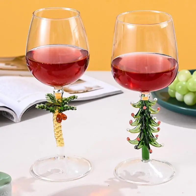 

Christmas Tree Wine Glass Impurity-free Odorless Christmas Wine Glass Classic Drinkware For Beer Milk Cocktail Red Wine