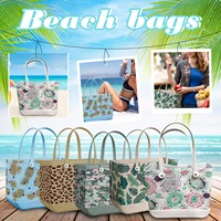 large size rubber beach bags waterproof sandproof outdoor eva portable travel bags washable tote bag for beach sports market