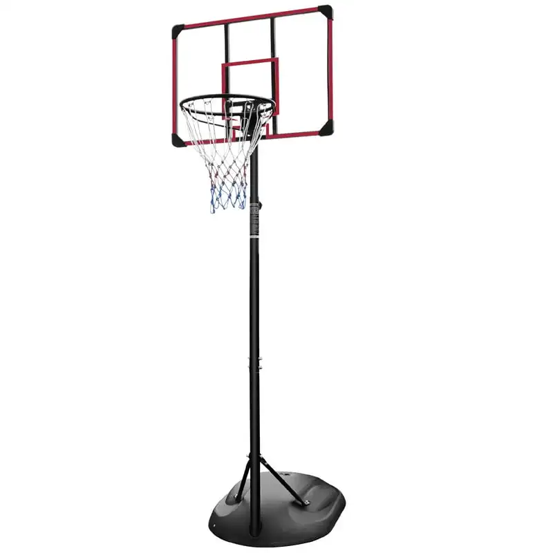 

Hoop, 7.5-9.2 FT - 32" Portable Basketball Hoops for Kids Teenagers