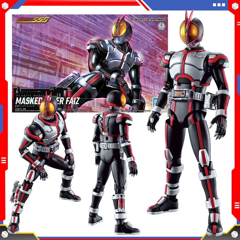 

Bandai Original Kamen Rider RAH Masked Rider Faiz Anime Action Figure Assembled Model Kit Collection Toy Gift for Children Kdis
