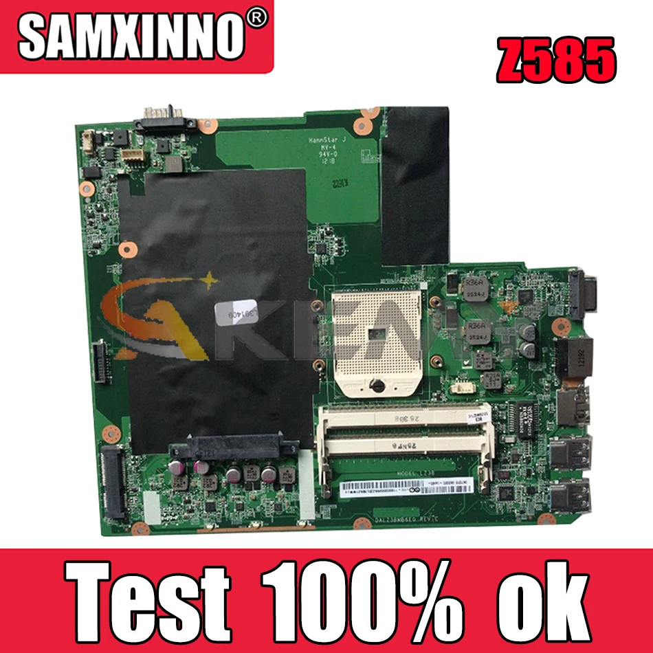 

Материнская плата Akemy DALZ3BMB6E0 для ноутбука Lenovo Z585, материнская плата FS1 AMD DDR3 100%, протестированная работа