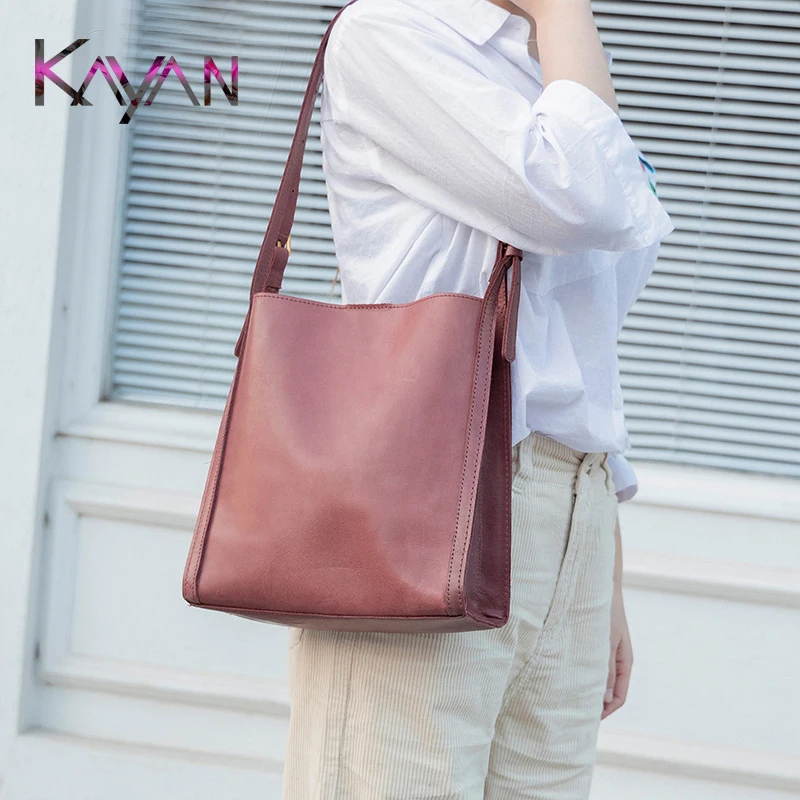 Casual Design Genuine leather Women's handbag Fashion Ladies Female shoulder bag commuter tote large-capacity handbag