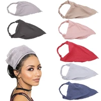 bohemia bandana for women elastic hair bands triangle headscarf floral print head wrap scarf hair accessories headwear