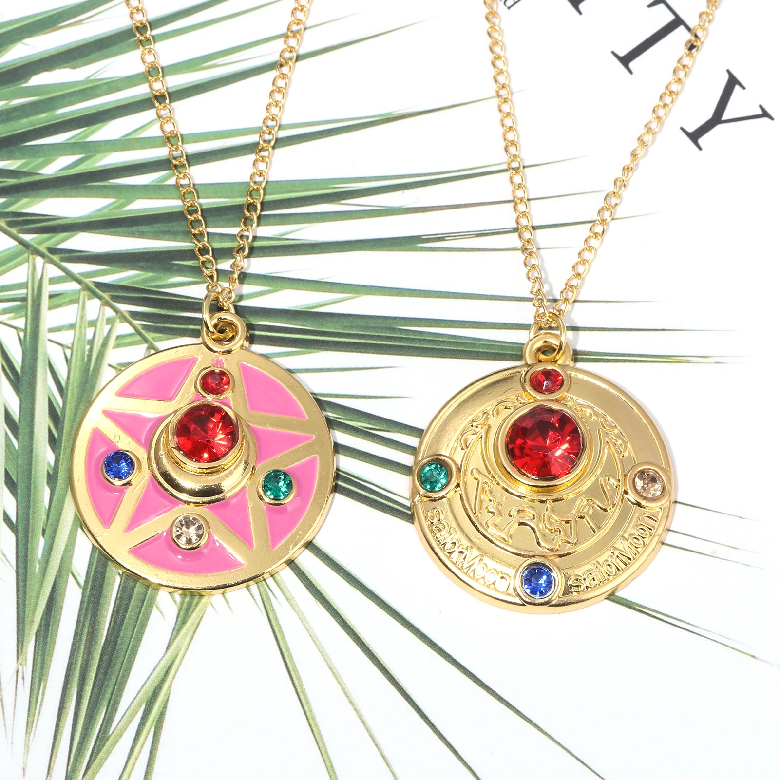 Аниме Нимфа Сейлор Мультфильм Персонаж Кулон Ожерелье Унисекс Мода Цинковый