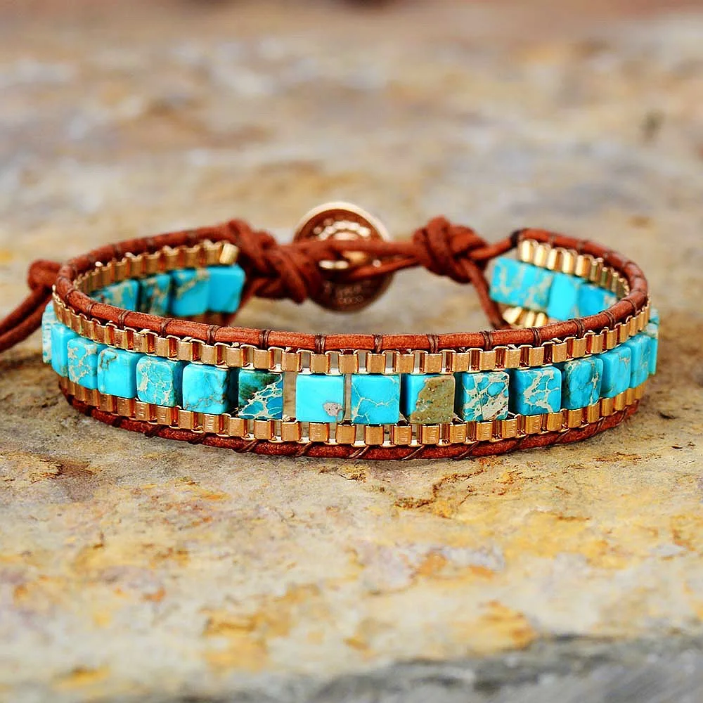 

Vintage Bracelets&Bangles For Women Men Bohemia Leather Twist Elastic Beads Pendant Bracelet Jewelry Making Accessories