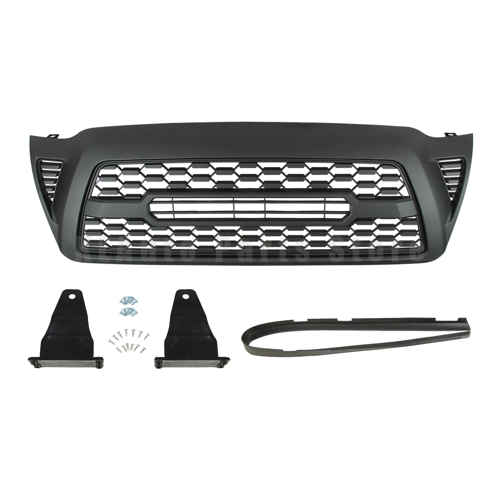 

Front Grille for 2005 2006 2007 2008 2009 2010 2011 Toyota Tacoma Gloss Black