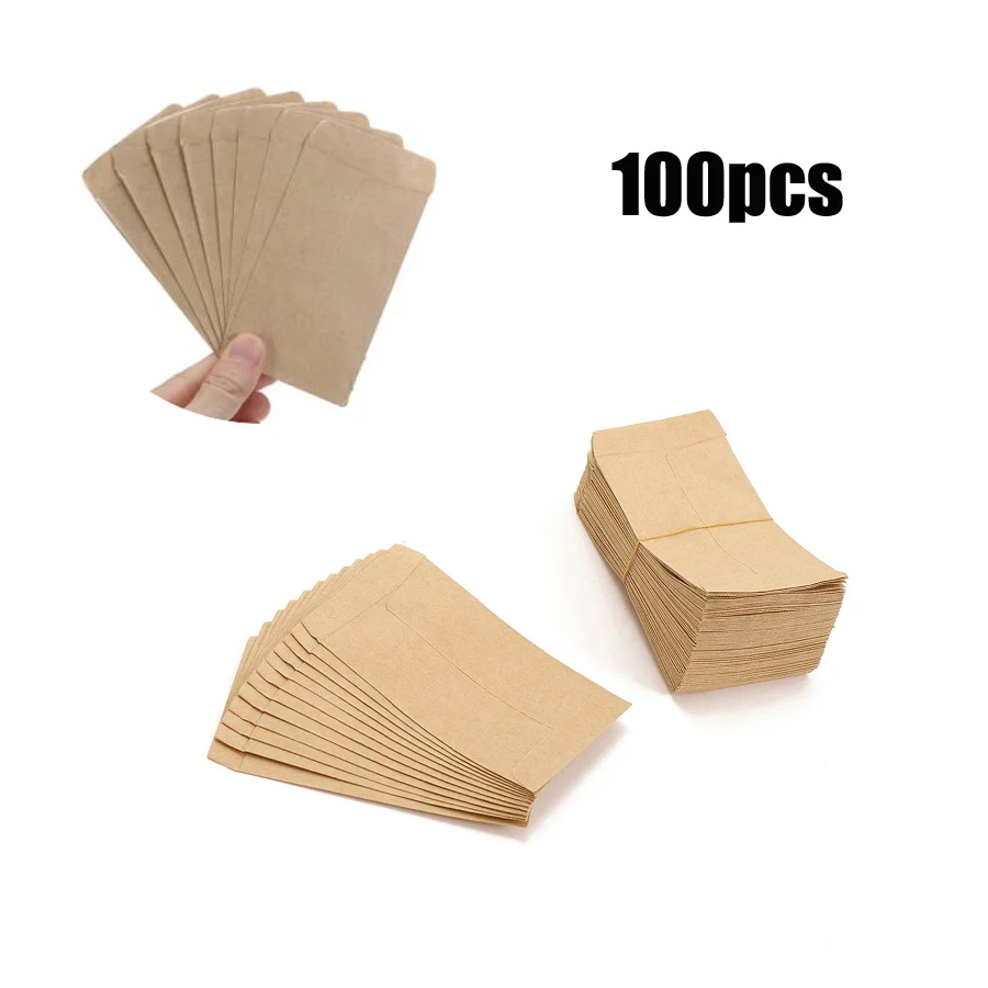 

Пакеты из крафтовой бумаги, 100 шт., 6 х10 см