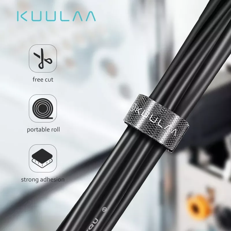 

The newThe newKUULAA Cable Organizer Free Length USB Cable Wire Winder for phone Earphone Holder Mouse cord protector 1m/3m/5m C
