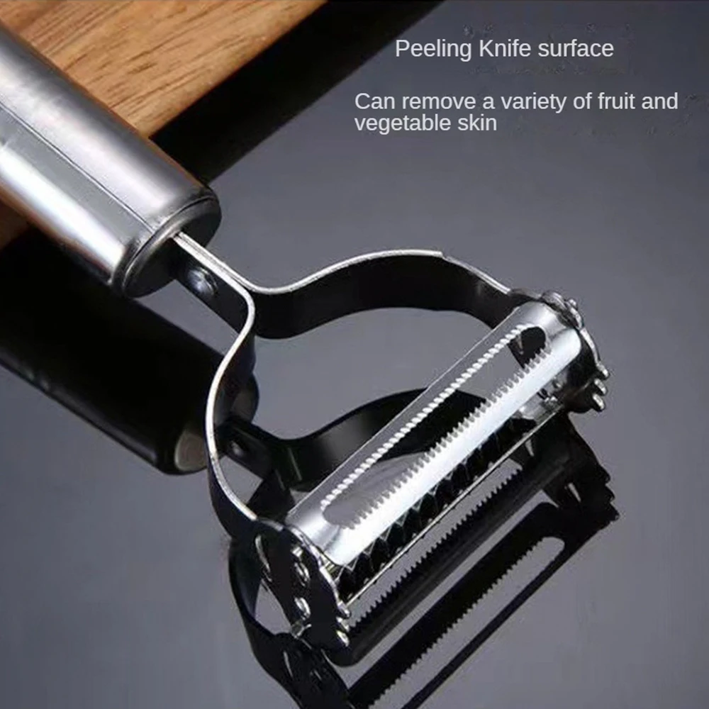 

Овощечистка/набор, кухонный инструмент из нержавеющей стали с нескользящей ручкой, для чистки картофеля