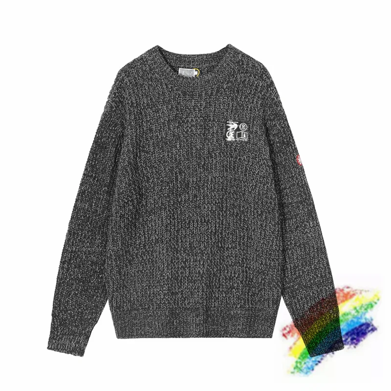 

Grey CAVEMPT C.E Sweater Men Women 1:1 High Quality Cav Empt Sweaters Knit Sweatshirts