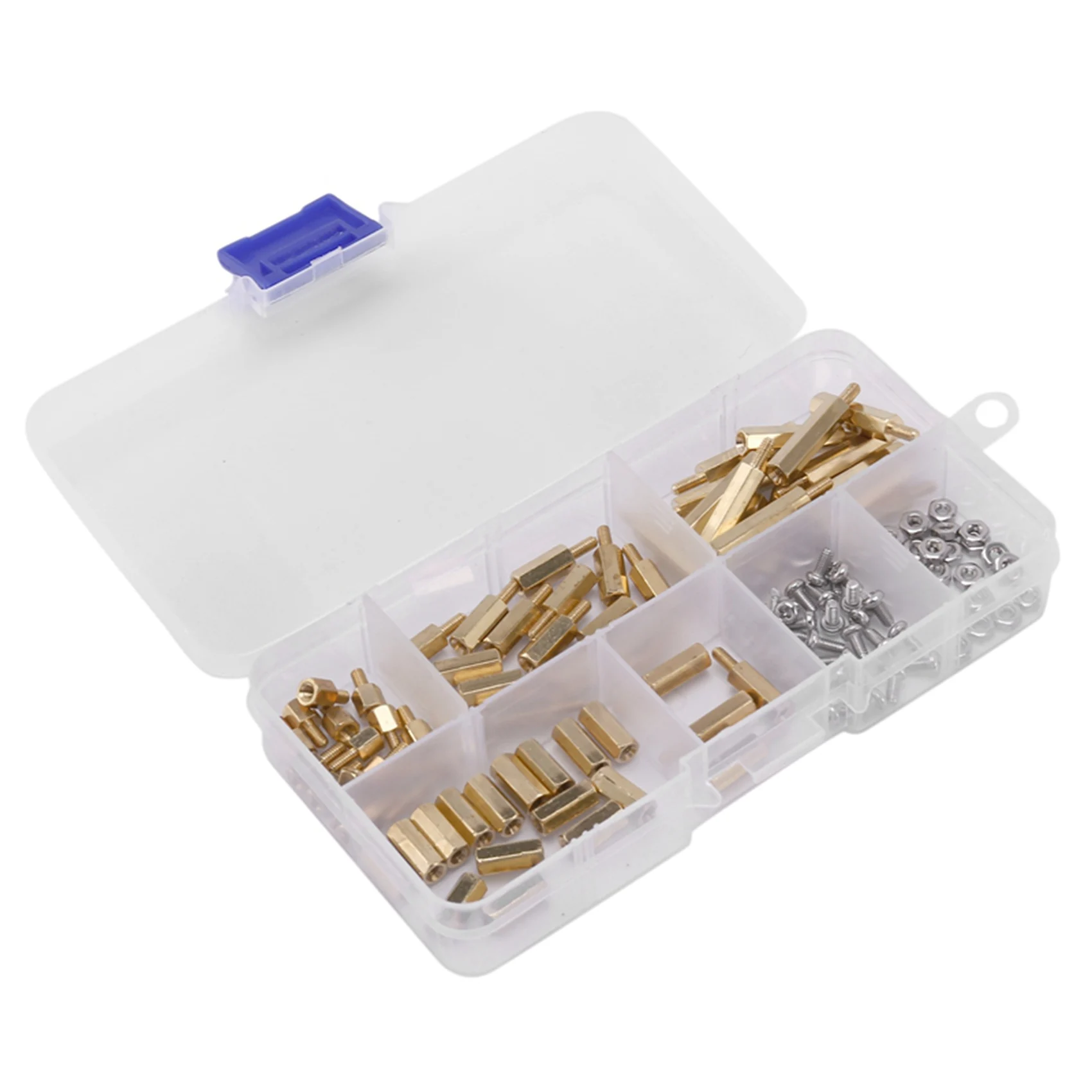 

For Raspberry Pi 4 Model B/3B+/3B 124PCS Installation Tool M2.5 Series Brass Hex Standoff / Nuts+Screws Accessories Kit