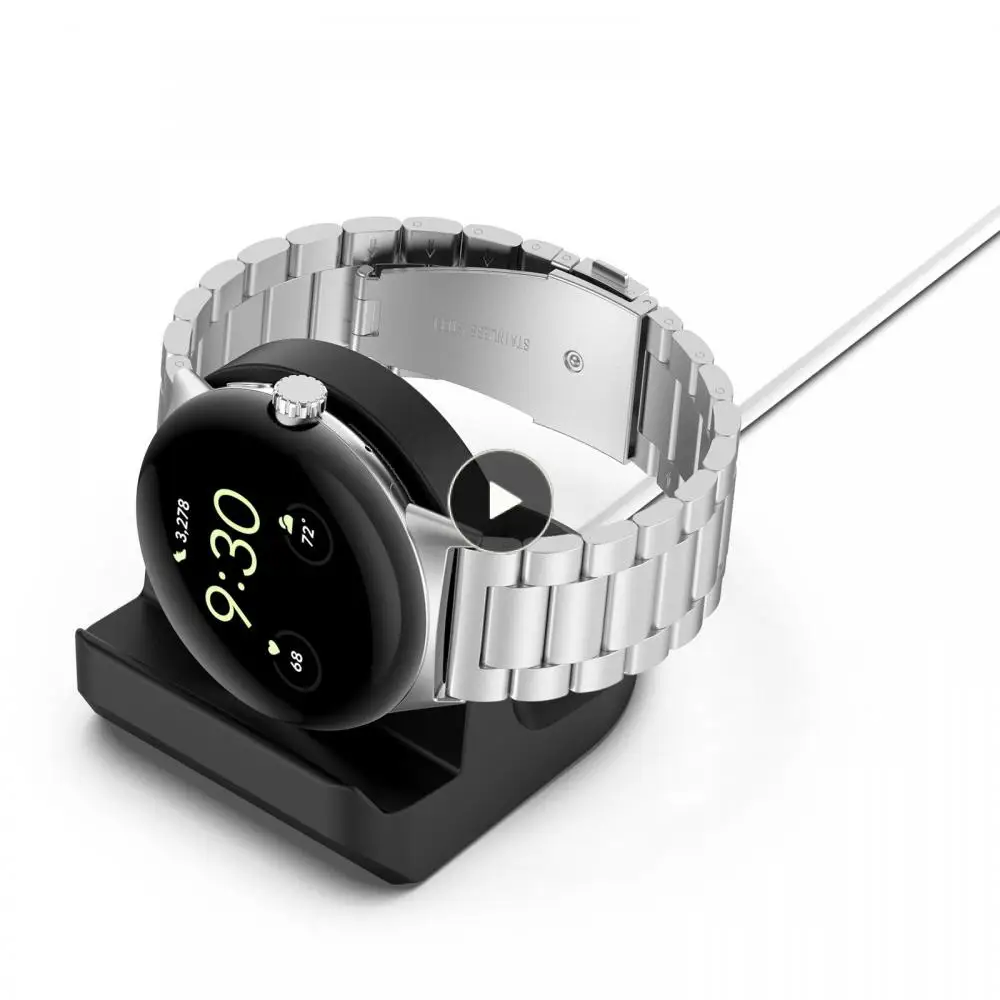 

Силиконовая зарядная док-станция для Google Pixel Watch, беспроводное зарядное устройство, подставка, Зарядная база, зарядный кабель, запасные части 2023