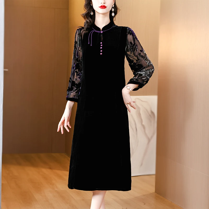 Рисунок 3 - Роскошное элегантное черное бархатное