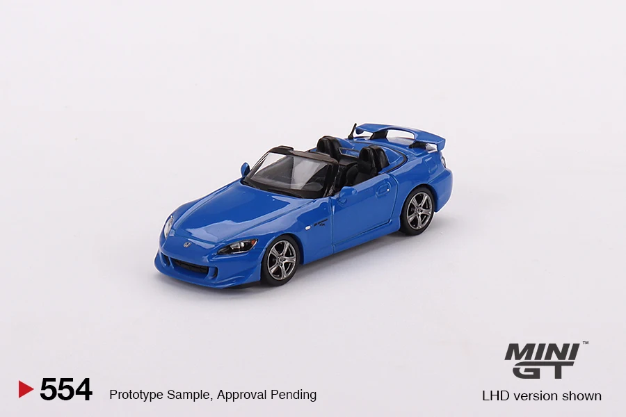 

MINI GT 1:64 Honda S2000 (AP2) CR Apex Blue Die-Cast Car Model Collection Miniature