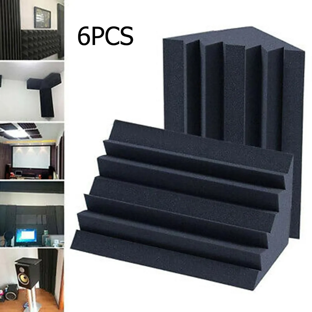 

6 шт./упаковка, звукоизоляционные панели для звукоизоляции, 12X12X24 см