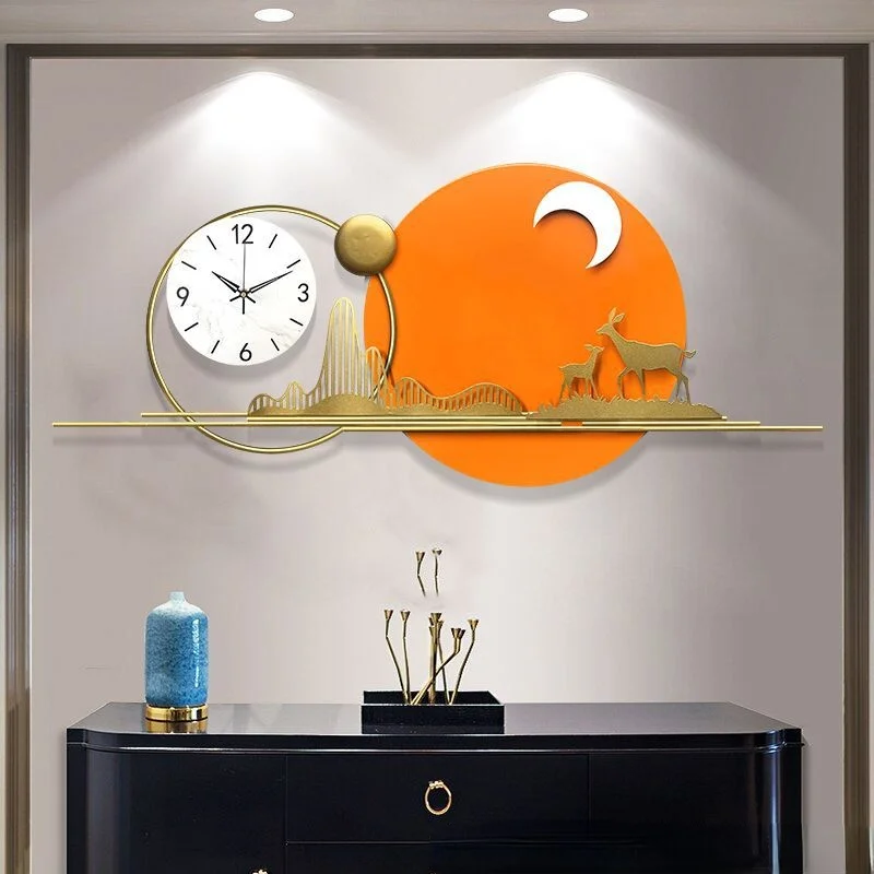 

Clock Wall Hanging Wall Clock Clocks Living Room Home Wall Hanging Creative Fashion Wall Clock