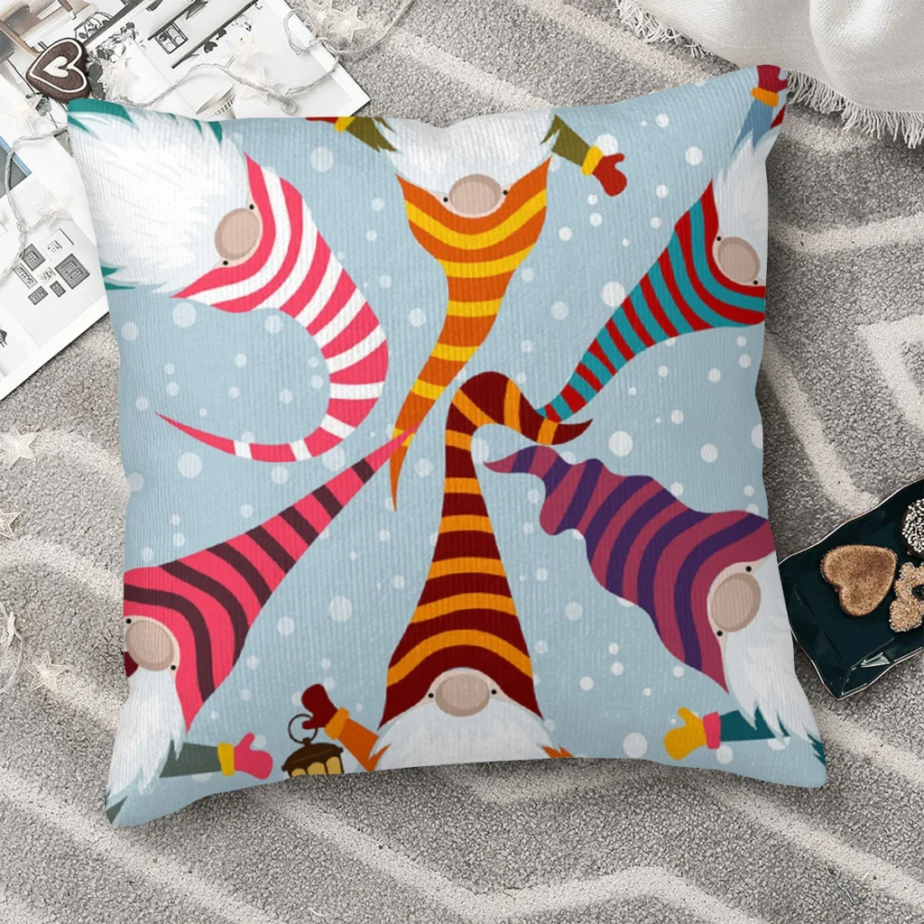 

Забавные гномы, семейная декоративная подушка, ранцевый рюкзак, чехлы «сделай сам» с принтом, милый Декор для стула