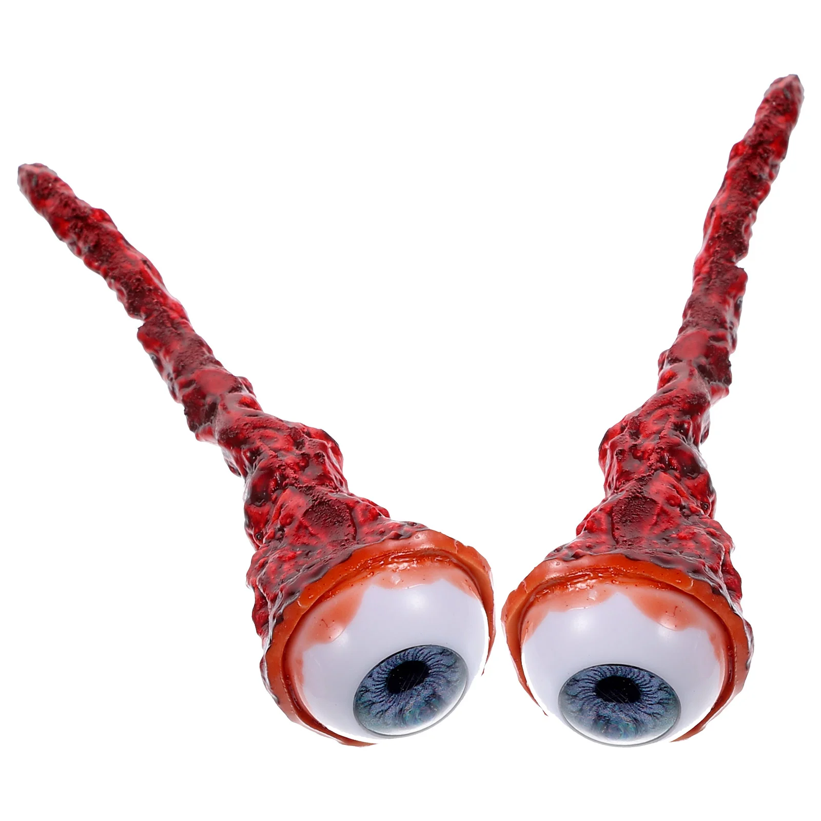 

2 Pcs Halloween Outdoor Decorations Portable Eyeballs Party Accessory Festival Horror Toy Emulsion Interesting Props