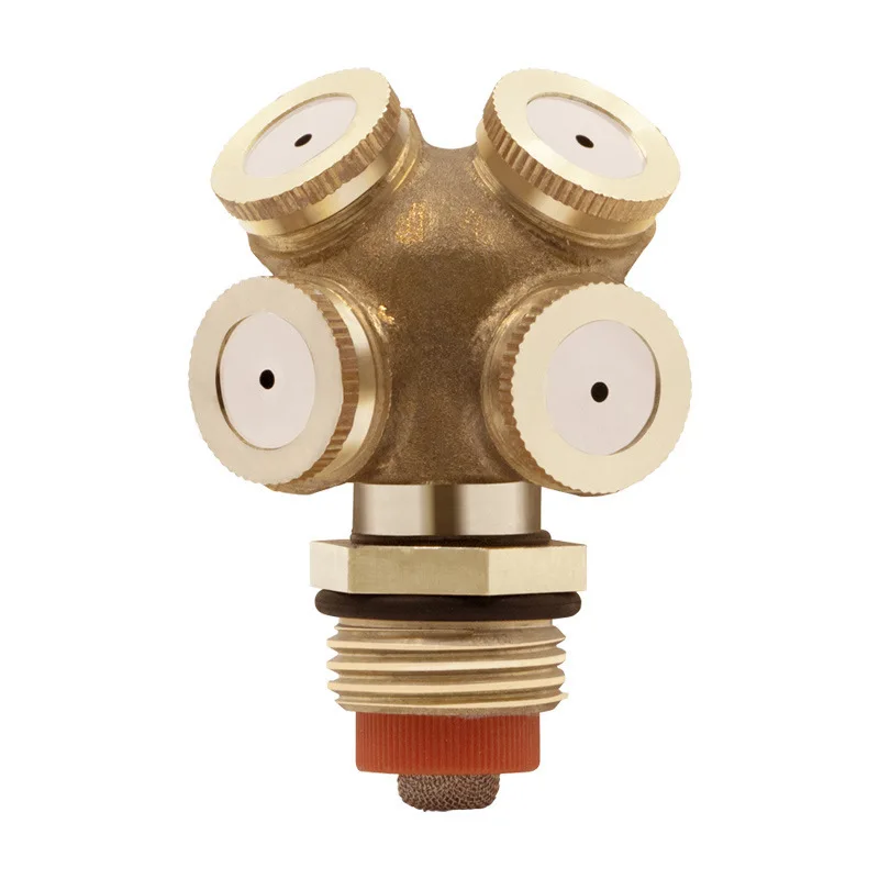 

Atomizing Nozzle With Filter Brass Low Pressure Atomization Sprinkler Cooling Humidifying Garden Sprinkle Dust Removal