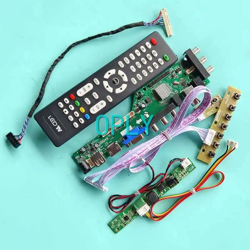 

LCD Display Screen DVB Drive Board Fit M215HAN01 M215HTN01 M215HVN01 1920*1080 Kit LVDS 30 Pin USB AV HDMI-Compatible VGA 21.5"