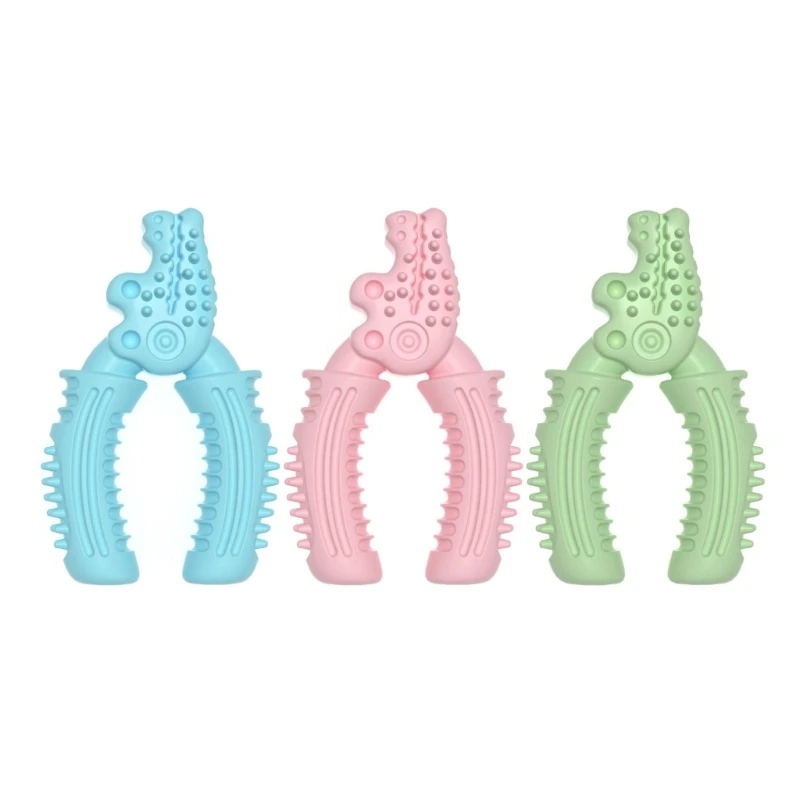 

Dog Chew Toy Pliers Shaped Pet Molar Stick Bite-Resistant for Small Medium Dogs Teeth Cleaning Non Toxic Safe TPR Drop Shipping