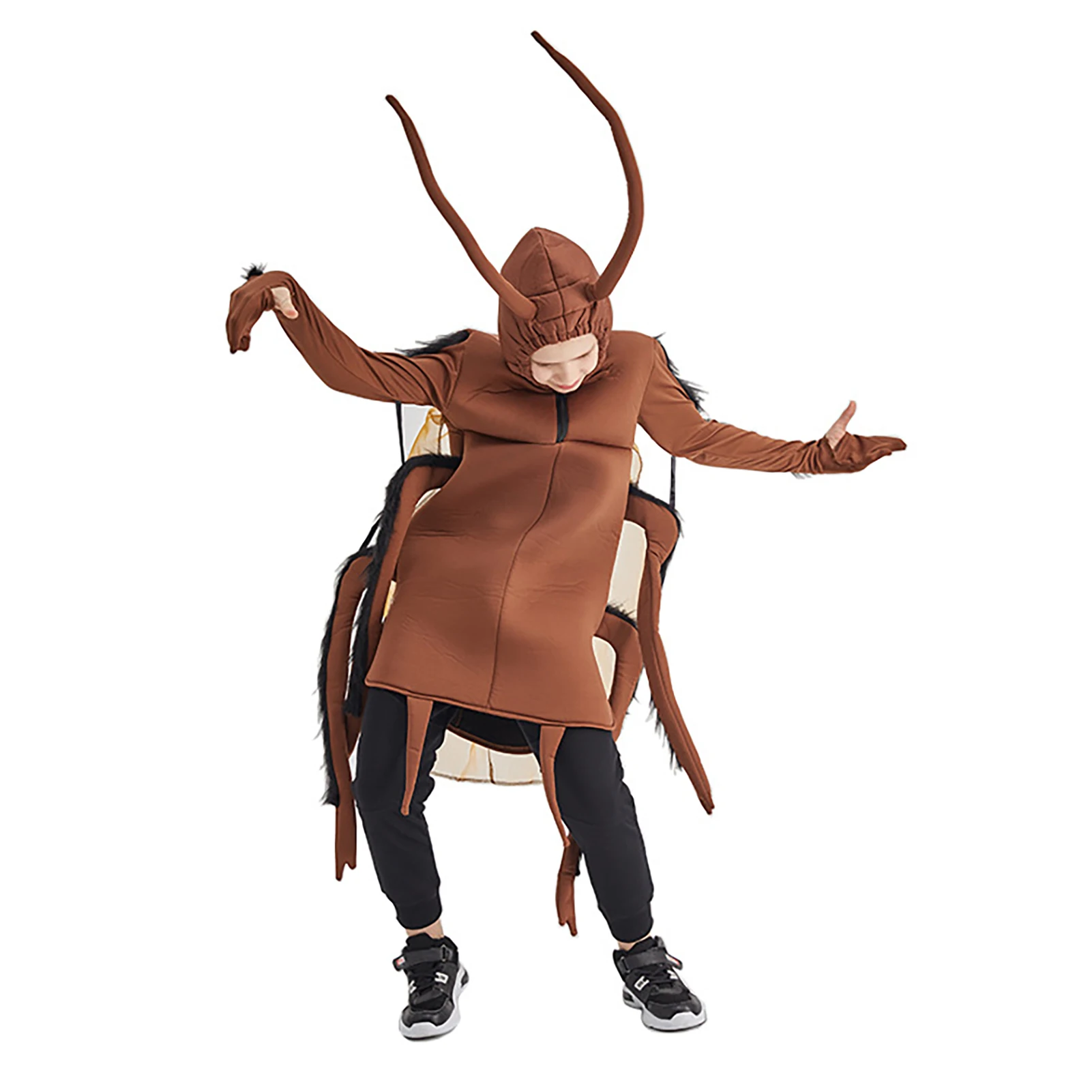 

Cockroach Costume For Kids Funny Halloween Costumes Cockroach Bodysuit Gross Dress Up Fake Outfit For Masquerade Role Pretend