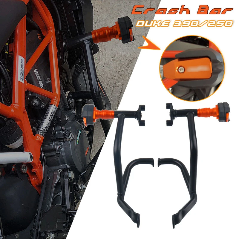 

For DUKE 390 DUKE390 DUKE 250 DUKE250 2017-2021 Motorcycle Accessories Engine Protetive Guard Crash Bar Protector