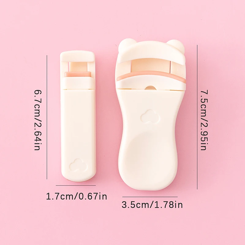 Щипцы для завивки ресниц начинающих мультяшный дизайн компактные портативные