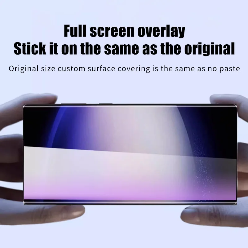 Гидрогелевая пленка с защитой от синего света для Samsung Galaxy S23 FE S22 Ultra S21 S20 S10 5G S10E lite