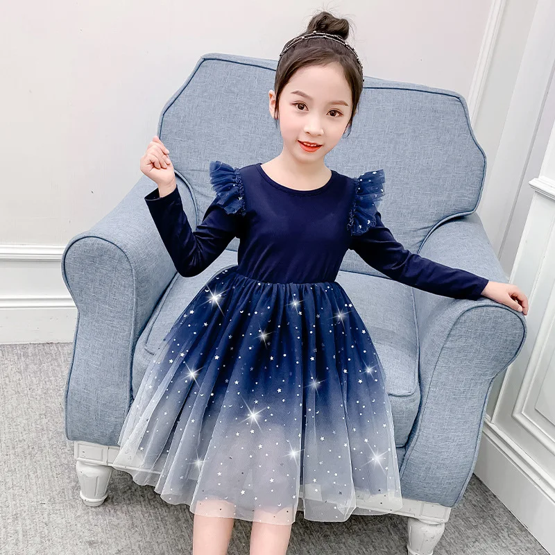 

Baby Girls Dress Spring Autumn Long Sleeve Vestido Toddler Kid Birthday Gift Princess Dress girl clothes