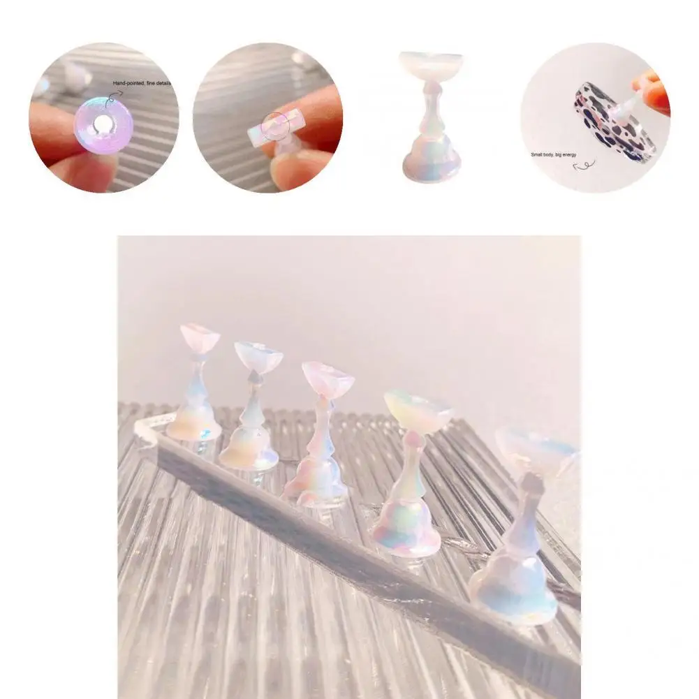 

5 шт./компл. Изысканная легкая пластина для демонстрации ногтей износостойкая для женщин