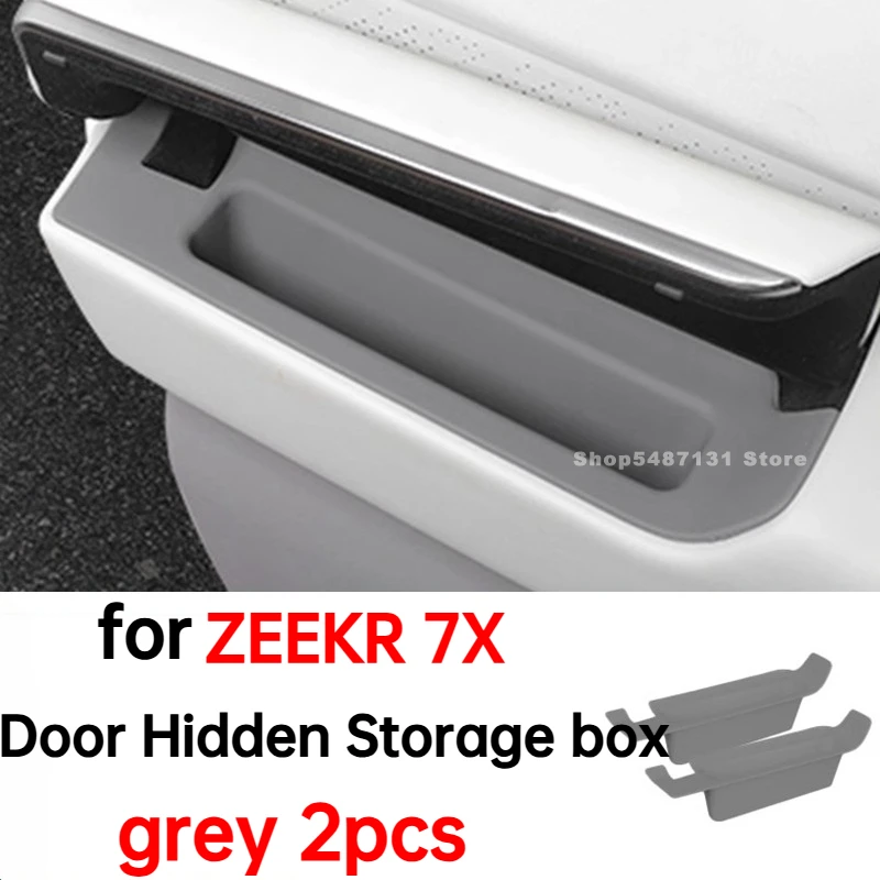 

Скрытый ящик для хранения дверей автомобиля для аксессуаров для интерьера ZEEKR 7X 2024 2025