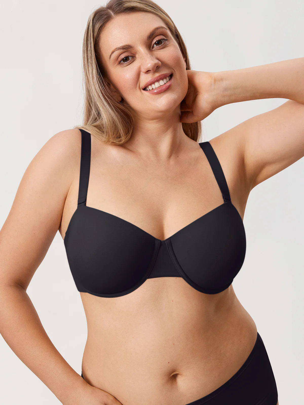 Женский бюстгальтер-балконет Inbarely Plus с полным покрытием бесшовные бюстгальтеры