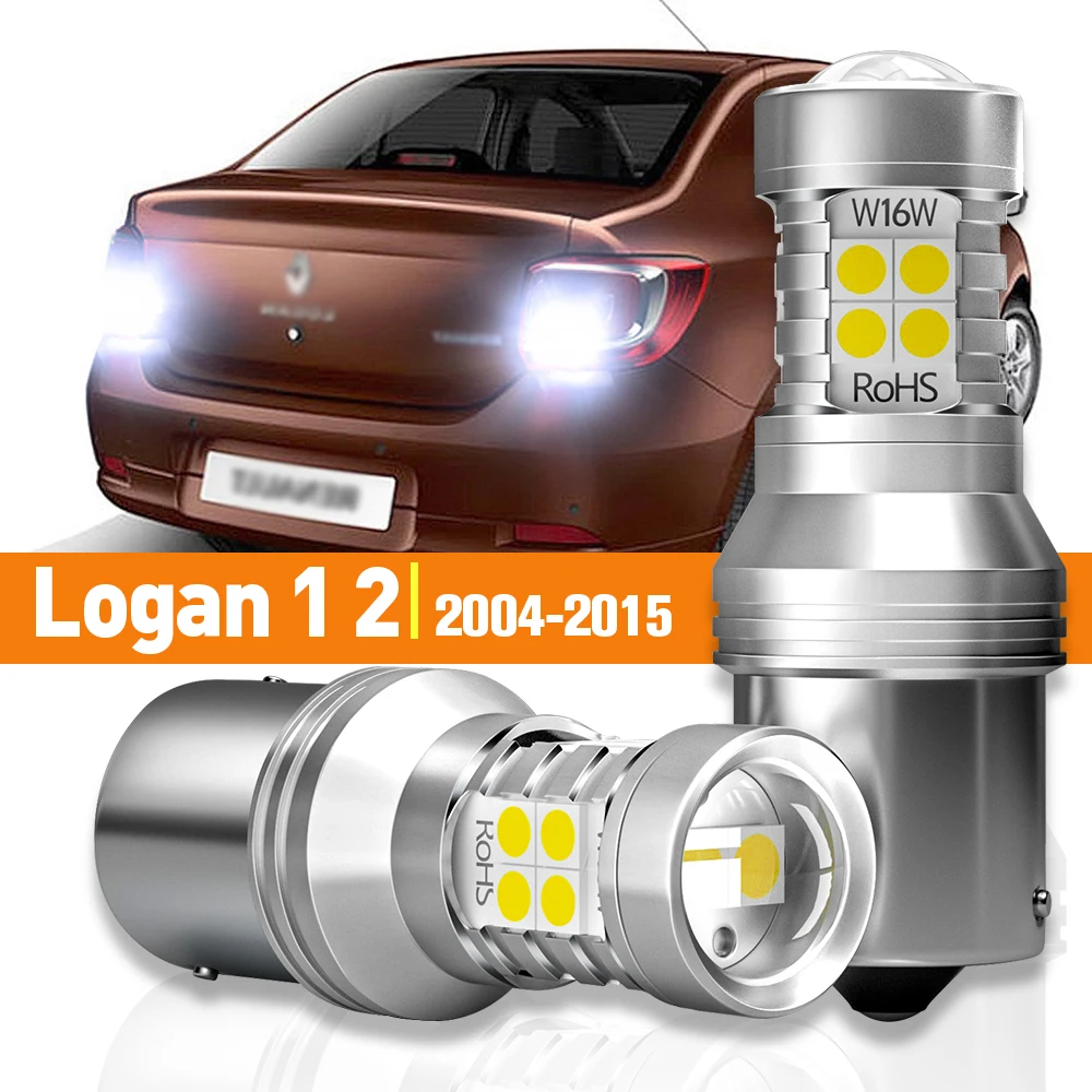 

2pcs LED Reverse Light For Renault Logan 1 2 2004-2015 2005 2006 2007 2008 2009 2010 2011 2012 2013 Accessories Canbus Lamp