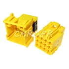 1 компл. 12 контактов серия 3,5 желтый автоматический Электрический кабель разблокированная розетка штепсельная вилка с терминалом 1-967622-6 1-967627-6