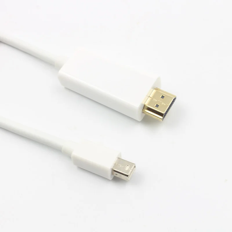 Dhl 100 шт./лот Мини Dp к Hdmi-кабелю Minidp Hdmi 1 8 м Line 20-контактный интерфейс идеальный