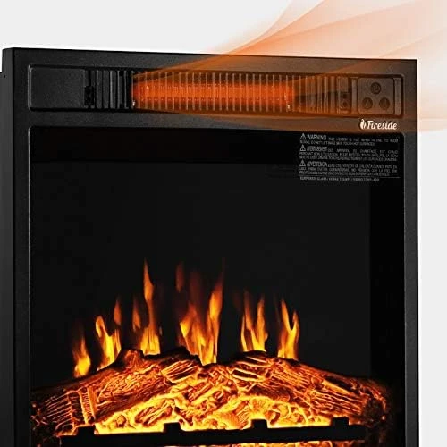 

Free shipping FS23 Realistic Flames Fireplace, Remote Control, 3 Adjustable Brightness Flames