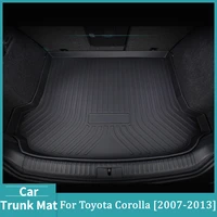tpe silica car trunk mat for toyota corolla e150 2007 2008 2009 2010 2011 2012 2013 cargo liner accessories interior boot