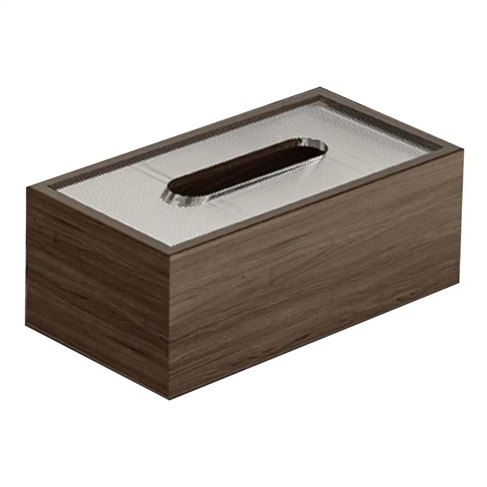 

Wood with Cover Tissue Box Cover Holder for Bathroom Kitchen Countertop