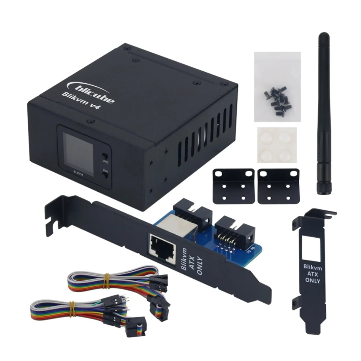 BliKVM V4 Allwinner H313 Soc KVM over IP PoE HDMI-совместимая петля видео через PiKVM RTC видеозахват Plug and