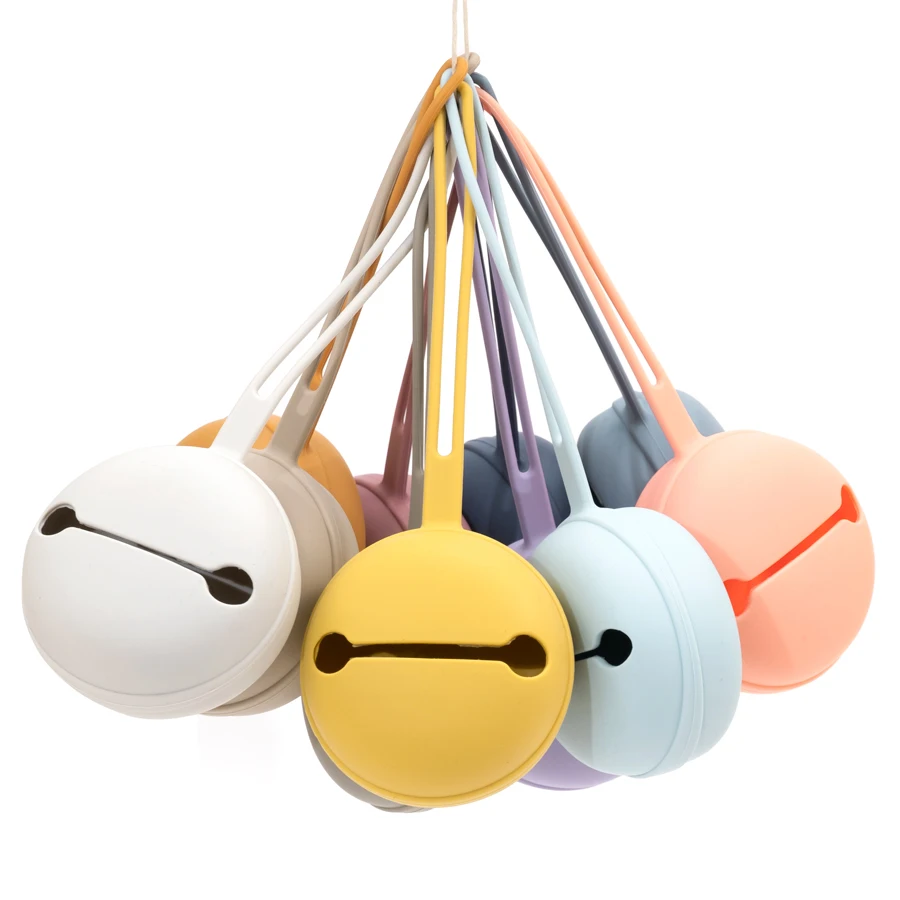Large Capacity Soft Silicone Box Travel Pacifier Storage Box Backpack Pendant Baby Shower Gift