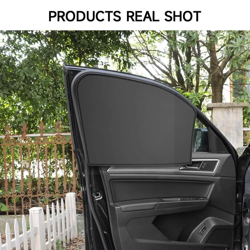 

Car Sunshade Universal Magnetic Mesh Auto Side Window And Summer Cover Breathable Curtains Anti-direct Sun F8Y5