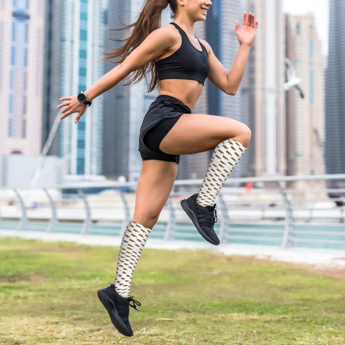 Спортивные Компрессионные носки с логотипом Terps