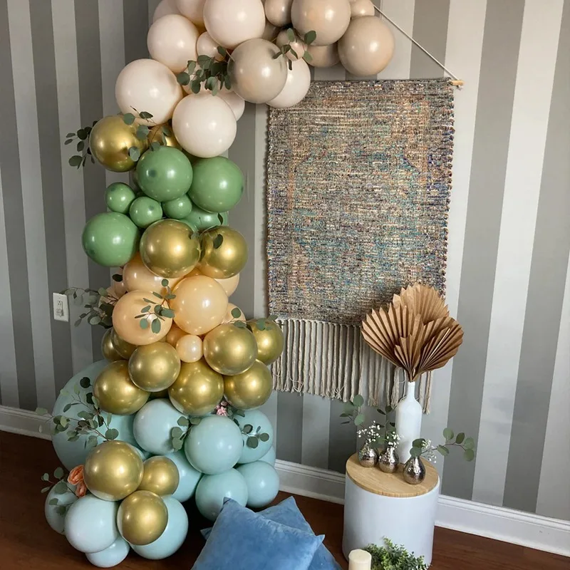 

81Pcs/Set Mint Green Pink Balloon Garland Arch Kit Latex Balloon Set Wedding Birthday Party Decoration Girls Baby Shower Decor