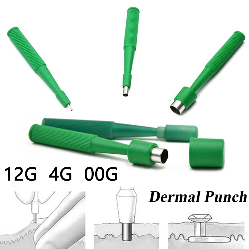Стерилизованный дермальный дырокол для биопсии инструмент кожи