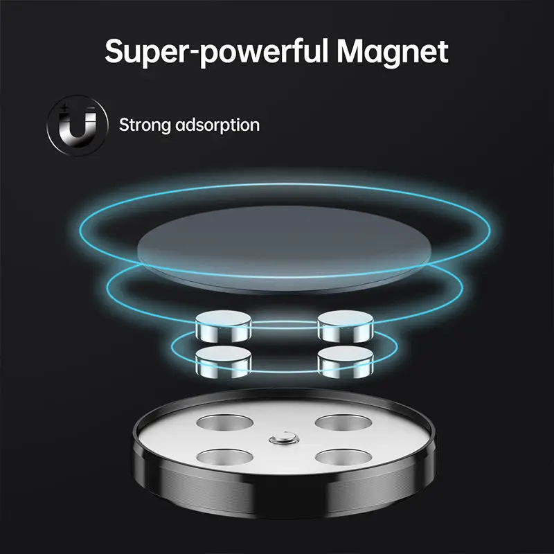 super magnetic car phone holder suitable for apple xiaomi huawei mobile phone holder dashboard wall mounted car magnet sticker free global shipping